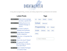 Tablet Screenshot of digitalpeer.com
